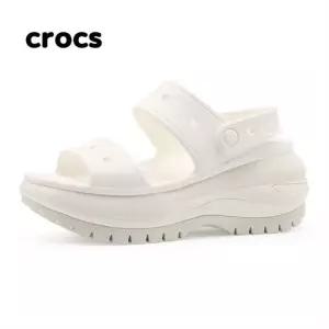 크록스 여성 클래식 메가 크러쉬 샌들 화이트 207989-100) size 230-250)