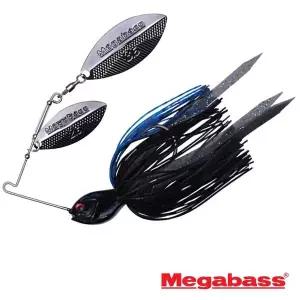 [털보낚시]메가배스 스피너베이트 SV-3 3/8oz BLACK BLUE DW