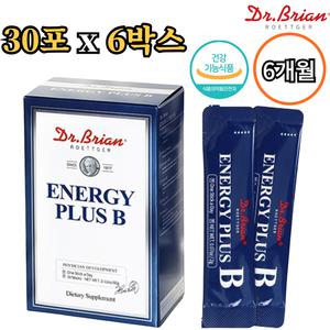 닥터브라이언 비타민 B군 C 30포 6박스 6개월 활력 에너지 충전 직장인 수험생 vitamin B1 B2 B6 B12 C