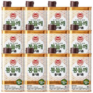 해표 통들깨 들기름 350ml x 12개