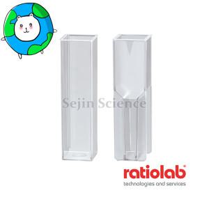 HRA-2712120 일회용 큐벳 1.6mL PS재질 Ratiolab 100/팩