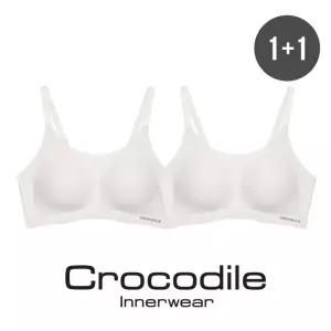 [크로커다일] 라이크라쉘론 스트랩 패드일체형 브라 2종 오트밀 CDWBR4M19_2