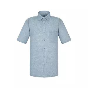 [하프클럽/듀퐁]린넨 솔리드 706 비즈니스 반팔 셔츠 그린 SE4MM12HS706SGE