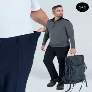[1 1] 원턱 여름 아이스 쿨 아웃도어 액티브 스판 데일리 팬츠