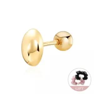 [모룬] (6월베스트) 18K 베일 페블 시드볼 피어싱 한쪽 MOE41725