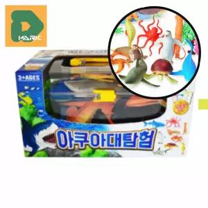 탐험 완구모형 잠수함 해양 생물 생태 장난감 물고기 피규어 어린이 바다 수족관 놀이 해저 과학 교육 교구