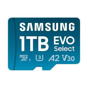 삼성 EVO 휴대폰, 스마트폰, 닌텐도 스위치 및 태블릿용 마이크로SD 메모리 카드 + 어댑터, 1TB 마이크로SDXC, 최대 160MB/s, 4K UHD, UHS-I, C10, U3, V30, A2 선택 (MB-ME1T0SA/AM)