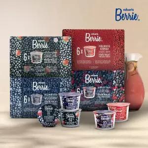 [로버츠베리에] 야생 빌베리&라즈베리 1box(100ml x 6팩)