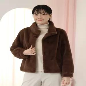 스노우 페이크 퍼 자켓 / 밍크 무스탕 겨울 아우터 TJK108