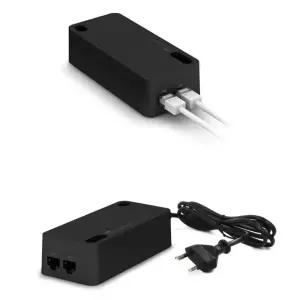 ipTIME 기가 POE인젝터 18W 48V 어댑터 CCTV IP 카메라 데이터 전원 공급기 스위칭허브 AP IP전화기 호환