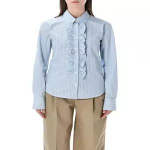 26SS  코튼 롱 슬리브 러플 어드저스티드 셔츠 캐시미어 FSH821CO02194844 CASHMERE