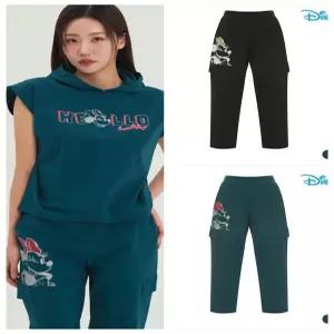 [디즈니골프]여성 캐릭터 밴딩 카고포켓 일자핏 트레이닝 팬츠 DP1LTPR02 COL_SC
