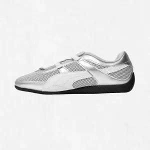 [푸마] 스피드캣 고 메탈릭 우먼스 Speedcat Go Metallic Wns - PUMA Silver-푸마 White-푸마 Blac