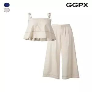 GGPX 스트치 뷔스티에 와이드 팬츠 셋업 GQ5ST004F)