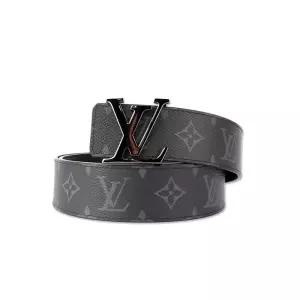 [중고명품] 모노그램 이클립스 LV 이니셜 리버서블 남성 벨트 M9043