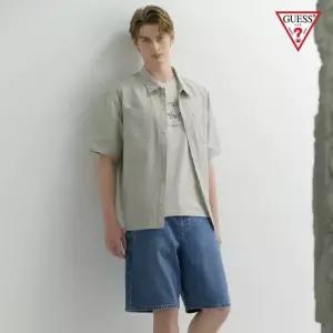 게스 26SS 데님 반바지 남성용