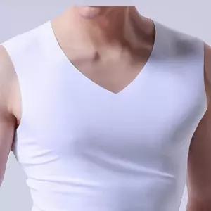 실크 남자 셔츠 민소매 아이스 런닝 무봉제 쿨 쿨런닝셔츠 남성란닝 심리스런닝 실크런닝 아이스런닝셔츠