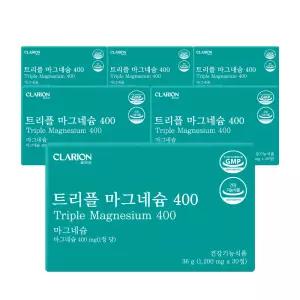 클라리온 트리플 마그네슘 400 30정 36g 6박스