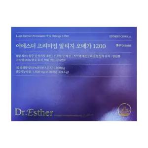 여에스더 프리미엄 알티지 오메가 1200 여에스터 여예스터 여예스더 120캡슐 DJ