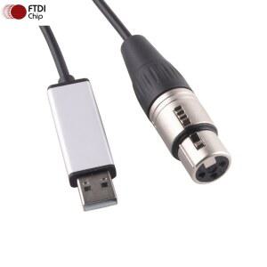 FT232RL USB FREESTYLER 인터페이스 소프트웨어 어댑터 케이블 동글 512 LIGHTKEY TO DMX 변환기 RS485 DMX512 컨트롤러