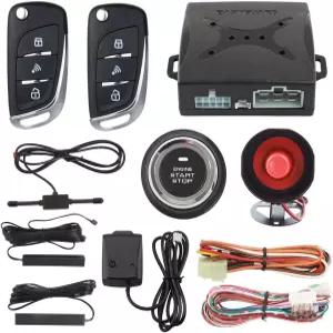 EASYGUARD EC003NV-NS PKE 패시브 키리스 엔트리 카 푸시 스타 버튼 원격 엔진 시동 정지 충격 센서 DC12V