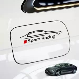 아우디 호환 포인트 튜닝 스티커 SPORT RACING 주유구 휀다