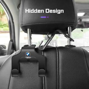 BMW 1 3 5 6 7 시리즈 E39 E60 E70 F40 F48 E90 G20 G30 G32 X1 X3 X5 차량용 헤드레스트 걸이 후크, 등받