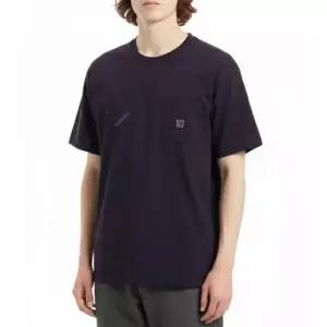 니들스 MUST IT_ SS Crew Neck Tee Poly Jersey DkPurple QV362 반팔 크루넥 티셔츠 폴리 저지