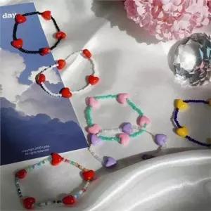 [라일리쥬얼리] Rly 핸드메이드 비즈 팔찌 6color 러블리 비즈
