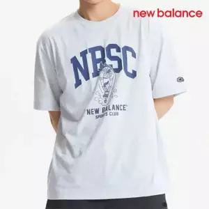 [뉴발란스]뉴발란스 반팔티 t5- NBNEF21533 16  UNI NBSC 바스켓볼 그래픽 반팔티(SEMI OVER FIT)