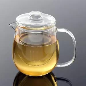 TBZ 내열유리 거름망 손잡이 티포트 600ml 차도구 차물병