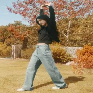 탑텐 여성) 세미 와이드 데님_MSF5DP2904 데님팬츠 데님팬츠코디 5 4721037