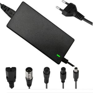 배터리 충전기 전원 어댑터 AC100-240V DC 42V/54.6V 2A 자전거 스쿠터 액세서리 리튬 용 미국/EU 플러그