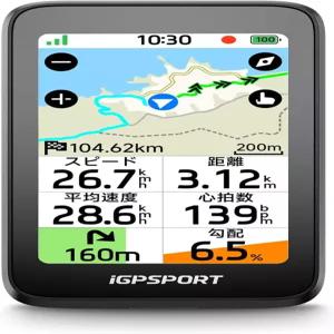 iGPSPORT BiNavi Air 사이클 컴퓨터 GPS 사이콘 자전거 내비 3인치 터치패널 주행 기록 30시간 배터리