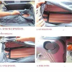 유모차 바퀴 교체  수하물 핸드 스피너 캐스터 고무 트롤리 부품 세관 상자 수리