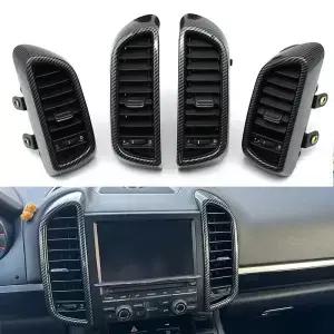 전면 대시 중앙 왼쪽 오른쪽 에어컨 AC 벤트 그릴 콘센트 어셈블리 포르쉐 엔 7P5 200 20 202 203 204