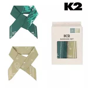 갤러리아 K2 케이투 공용 SHORT 반다나 2장세트 면100 손수건 스카프 KUA25902