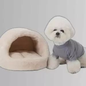 강아지 극세사 동글이 하우스 소형 고양이 숨숨집 1P