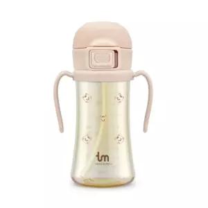 토비앤몰리 유아 원터치 휴대용 빨대컵 이유식 280ml