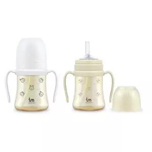 토비앤몰리 유아컵 물컵 실리콘 빨대 이유식 180ml X2