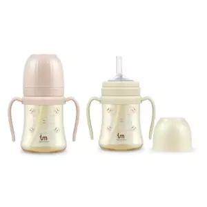토비앤몰리 유아컵 실리콘 빨대컵 돗람이 180ml X2