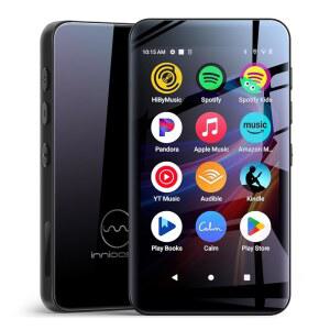 블루투스 및 WIFI가 지원되는 160GB 이노아시스 G5 MP3 플레이어 스포티파이가 스포티파이 판도라 플레이 스토어 부모 관리자 앱 차분 4인치 HD 풀터치스크린 MP4 용 음악 플레이어(블랙)