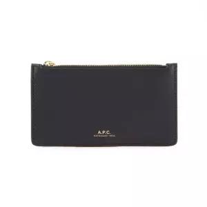 A.P.C [아페쎄] 여성 동전 카드 지갑 PXAWV F63276 LZZ BLACK)