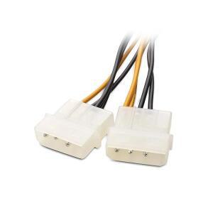 8인치 2 x Molex 4핀-8핀 PCI Express 비디오 카드 Pci-e ATX PSU 전원 변환기 케이블-Molex-Pcie Adapte