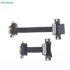 Yf PCIE 3.0 X1 라이저 케이블 90 ° 직각 연장 PCI Express 1x 카드 리본