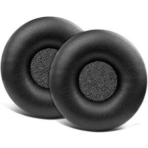 SOULWIT 50MM 이어패드 교체용 JABRA PRO 9400 /9450 /9460 /9465 /9470 /920 /925 /930 /935 헤드셋 BIZ 620 /1100 /1500 /1900 /2400 /2400II /GN2000 /UC VOICE 550 /750 - 블랙