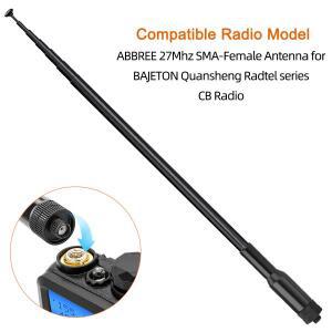 CB-05 27MHz SMA-암형 핸드헬드 텔레스코픽 무전기 안테나 콴셩 TK11 8 바제톤 BJ-9000 라드텔 RT-950 프