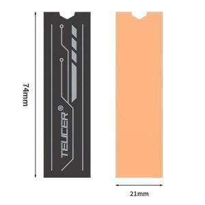 SSD 방열판 듀얼 레이어 그래핀 구리 호일 디자인 쿨러 라디에이터 PC 노트북 PC NVMe NGFF 2280 드라이브