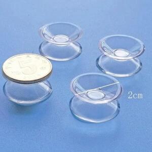 50/1pcss 양면 진공 납 흡입기 20/30/35mm 투명 흡착기 유리 테이블 탑 스페이서 자동차 창 DIY 미끄럼 방
