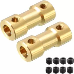 RC 비행기 보트 모터 L20XD9용 uxcell 2pcs 샤프트 커플러 2.3mm x 커넥터 어댑터